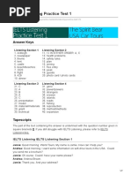 Engexam - info-IELTS Listening Practice Test 1