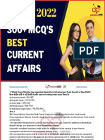 Best 300 Current Affairs MCQs August 2022 by Ambitious Baba