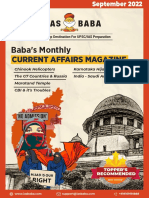 IAS Baba's Monthly Current Affairs Magazine - September 2022