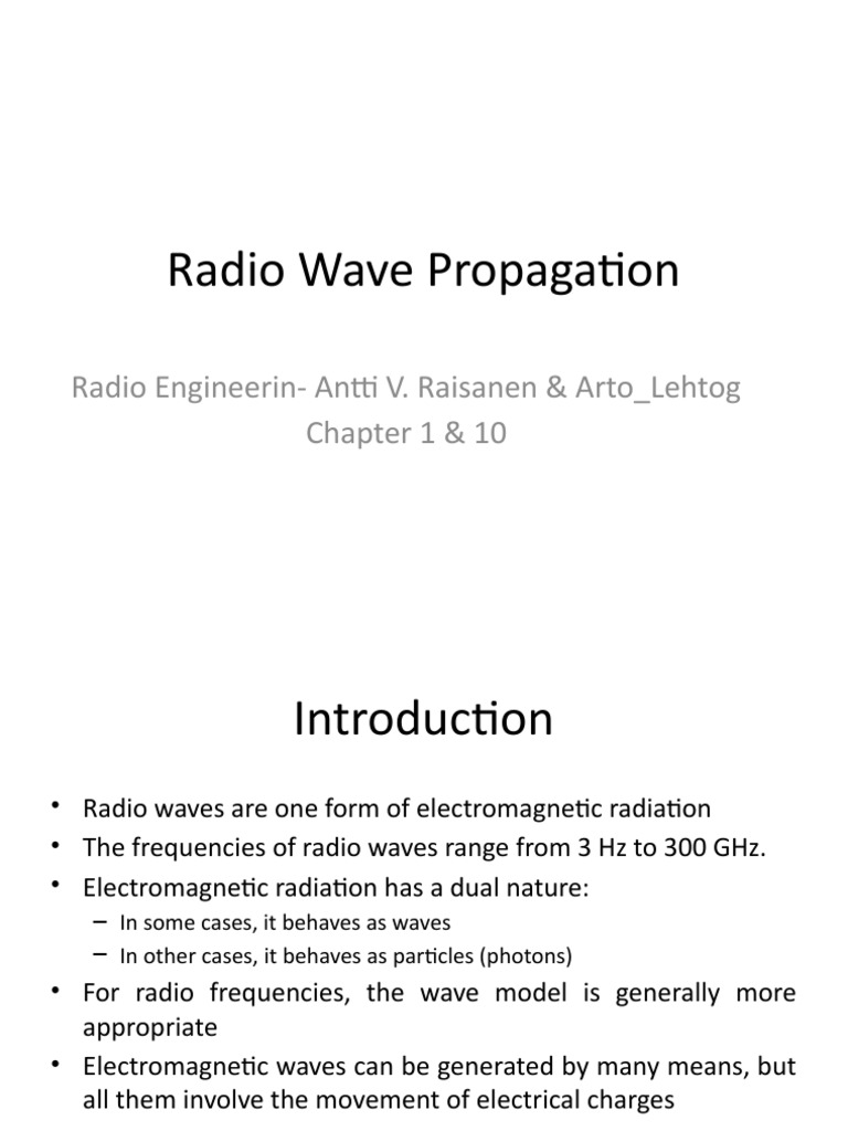 Understanding Radio Wave Propagation | PDF | Radio Propagation | Ionosphere