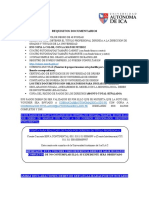 Requisitos Documentarios Examen