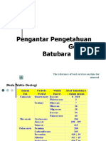 Pengantar Geologi Batubara