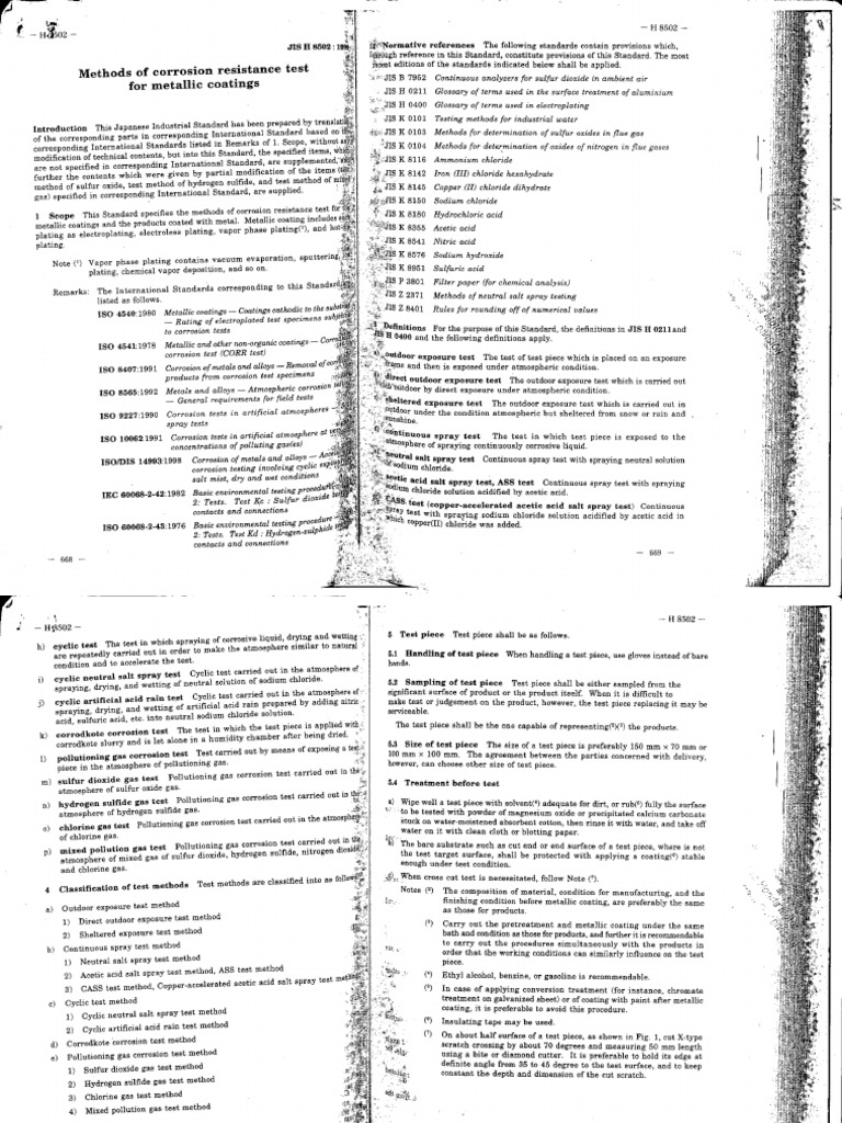 Jis 8502-99 - 220801 - 113031 | PDF