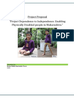 Project Proposal Physically Disabled People in Maharashtra."