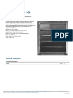 Systemair Gravity Damper - GI