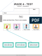 I-Learn Smart Start Grade 4 Theme 1 - Listening Test