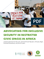 Advocating Inclusive-security-civil-society-Africa in Rest Civi Space