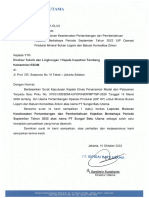 Laporan Keselamatan Pertambangan Dan Kejadian Berbahaya Bulan September 2022 PT Sungai Batu Utama