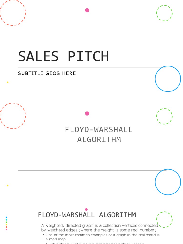 Floyd-Warshall Algorithm Guide | PDF | Mathematics | Mathematical Concepts