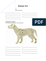 Biologie - Test