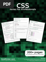 CSS Notes For Professionals