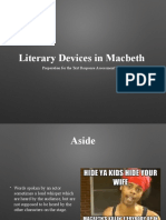 Macbeth Literary Technique