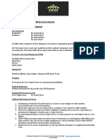 Method Statement & Risk Assessment PDF