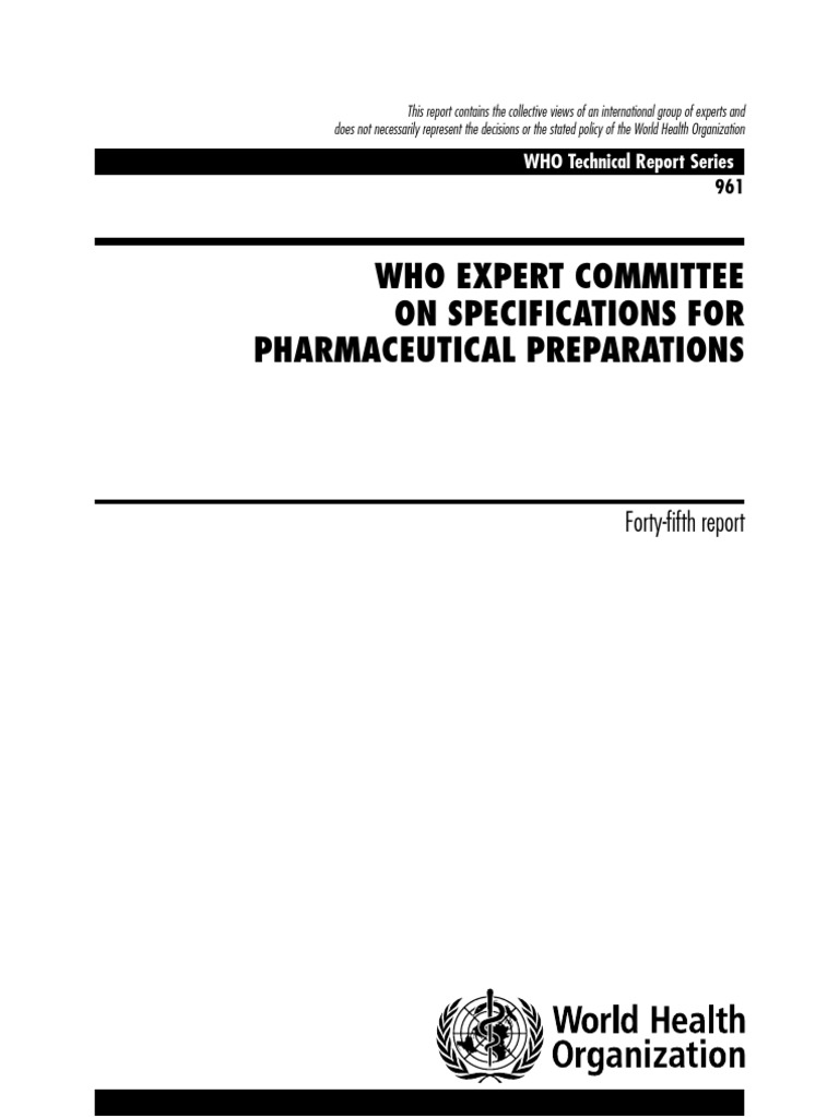 Who Trs 961 Eng World Health Organization Alternative Medicine
