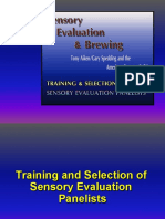 Training and Selection of Sensory Evaluation