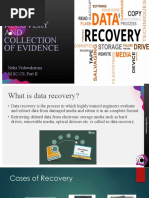 Data Recovery and Collection of Evidence