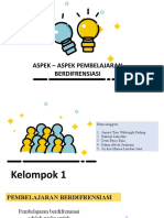 Ppt Aspek Aspek Pembelajaran Berdifrensiasi