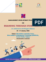 Branding through Storytelling MDP