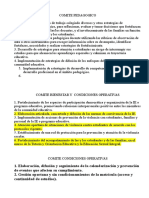 INDICADORES PARA EVALUAR COMITES de escuelas