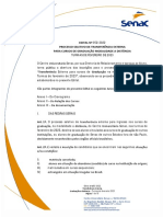 Processo seletivo de transferência externa EAD