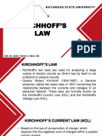 LECTURE 8 - KIRCHHOFF - S LAW