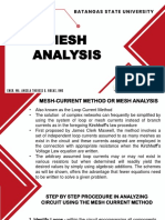 Lecture 9 - Mesh Analysis