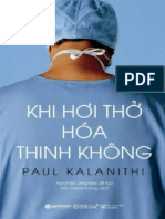 Khi Hoi Tho Hoa Thinh Khong - Paul Kalanithi