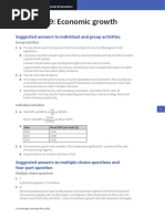 IGCSE Economics Self Assessment Chapter 29 Answers