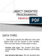Object Oriented Programming From Datatypes