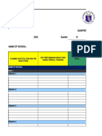 QSAT Quarterly School Accomplishments Tool