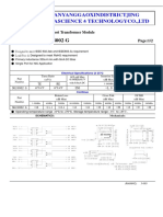 10/100/1000Base T Single Port Transformer Module Specifications