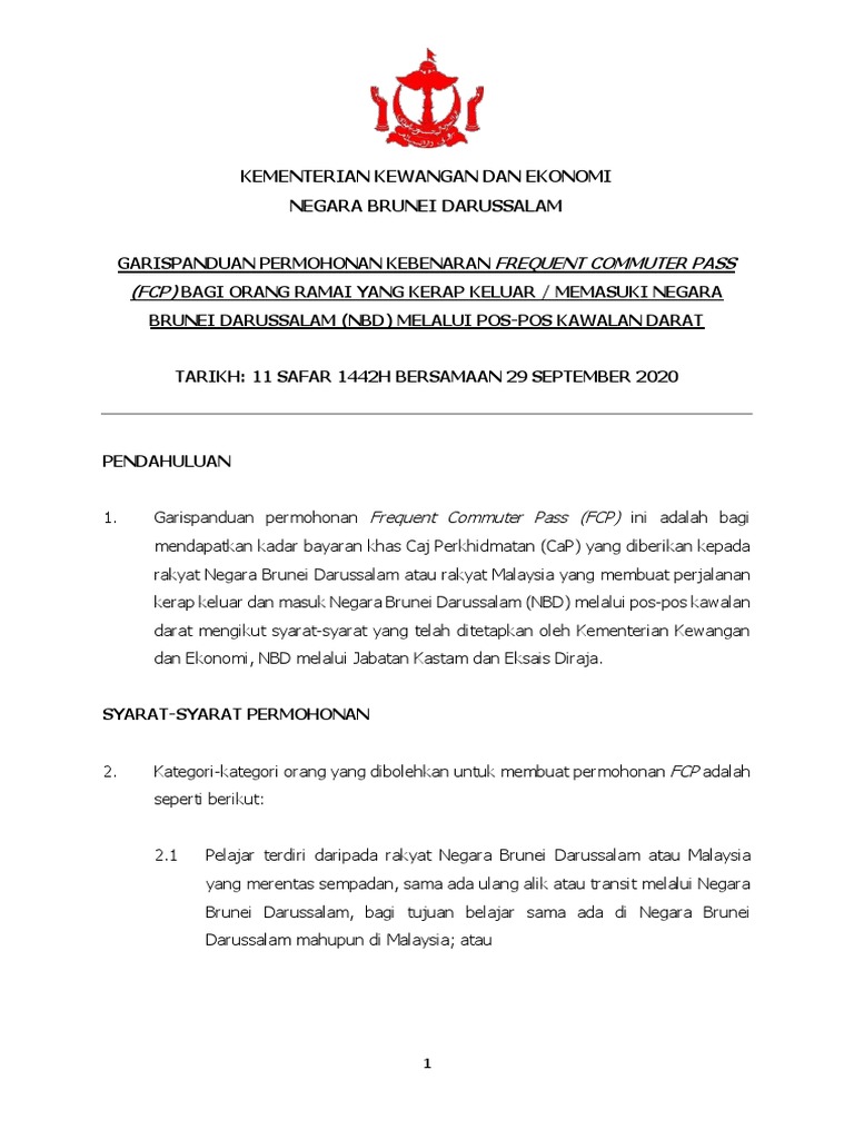 Garispanduan FCP JPM | PDF