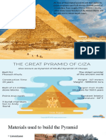 Materials and Construction of the Ancient Pyramids of Giza
