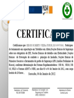 Certificado Segurança Geral