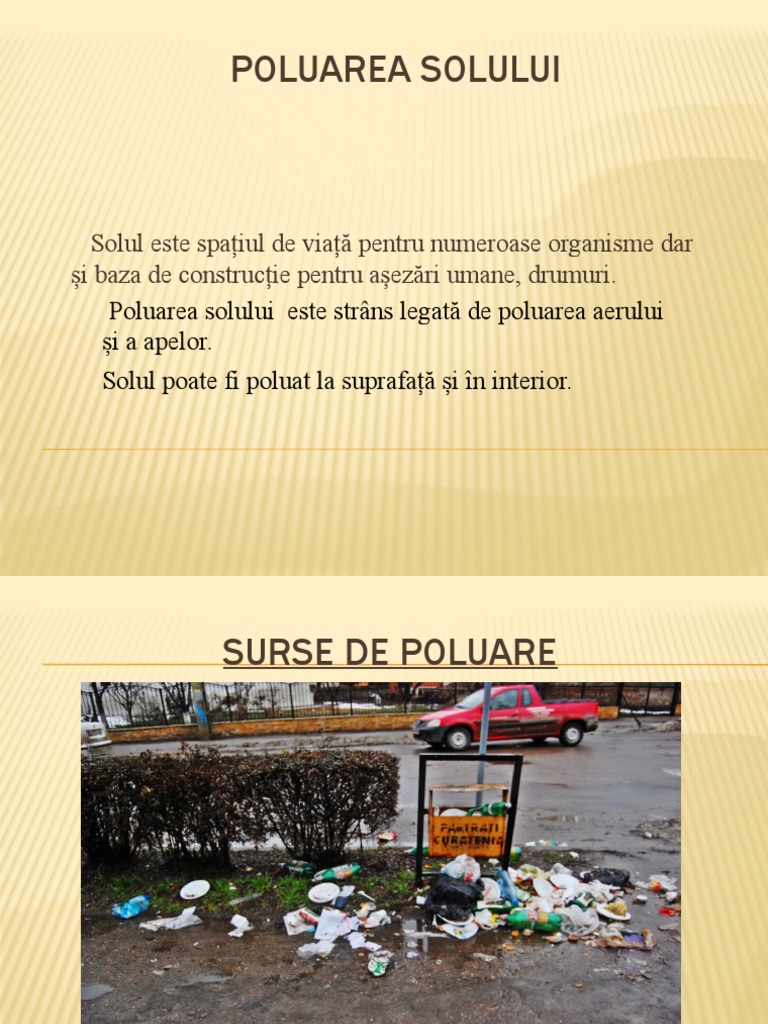 Poluarea Solului | PDF