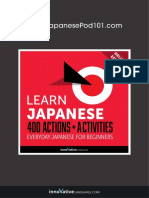 Learn Japanese 400 Actions Activities