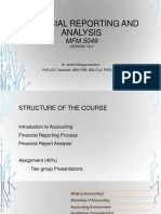 Financial Reporting and Analysis Overview