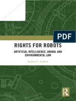 Joshua C. Gellers - Rights For Robots - Artificial Intelligence, Animal and Environmental Law-Routledge - Taylor & Francis Group (2021)