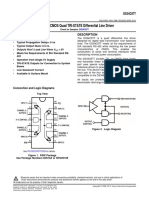 DS34C87T CMOS Quad TRI-STATE Differential Line Driver: Features Description