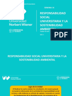 Semana 14 Ética y Rsu y La Sostenibilidad Ambiental