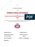 Working Capital Managment at Birla Sunlife