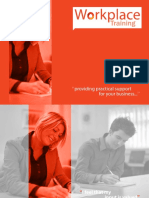 Workplace Training Brochure