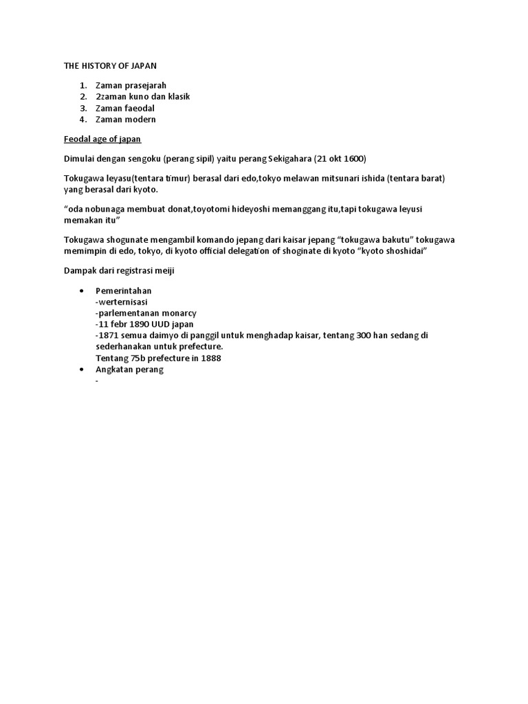 The History of Japan PDF