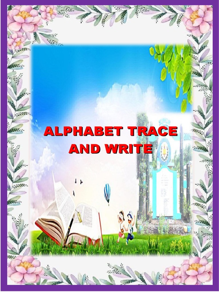 Alphabet Trace and Write Cover | PDF