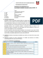 EXPERIENCIA DE APRENDIZAJE #2 - 1° Grado - MATEMÁTICA