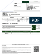 Factura de servicio de cafetería por $179 MXN