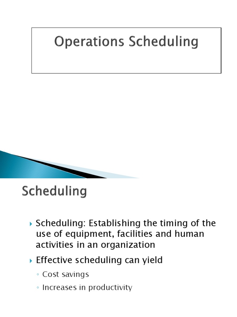 Chap 8 scheduling and sequencing new pdf computing applied