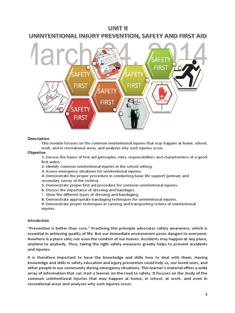 Unit II Health Module 2 070345 | PDF | First Aid | Cardiopulmonary ...