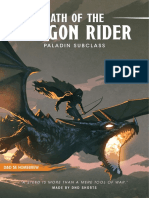 Oath of The Dragon Rider Paladin
