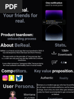 BeReal Product Tear Down